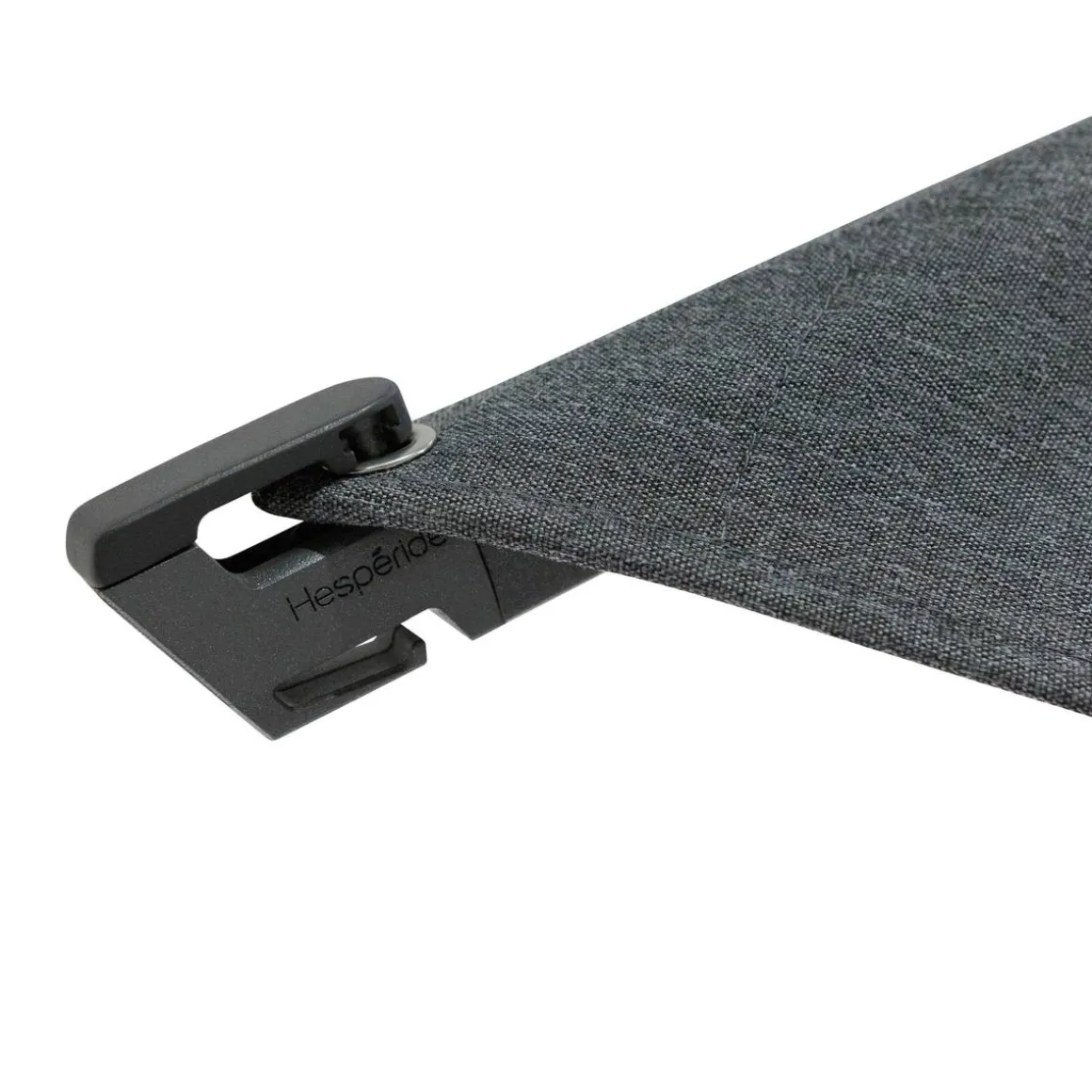 Parasol déporté rectangulaire inclinable MELHIA Anthracite / Graphite