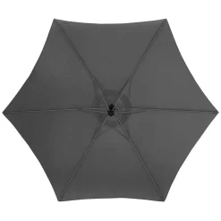 Parasol déporté rond MANOA Ardoise