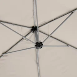 Parasol déporté rond MANOA Blé