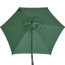 Parasol déporté rond MANOA Vert olive / Graphite