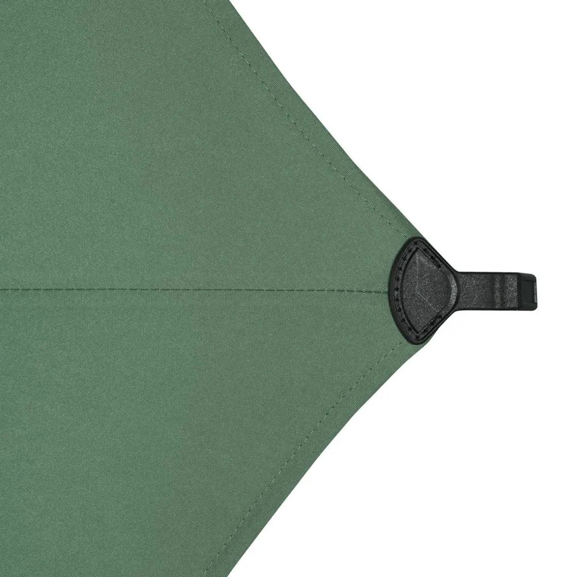 Parasol déporté rond MANOA Vert olive / Graphite