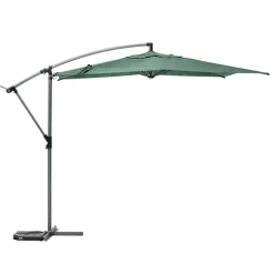 Parasol déporté rond MANOA Vert olive