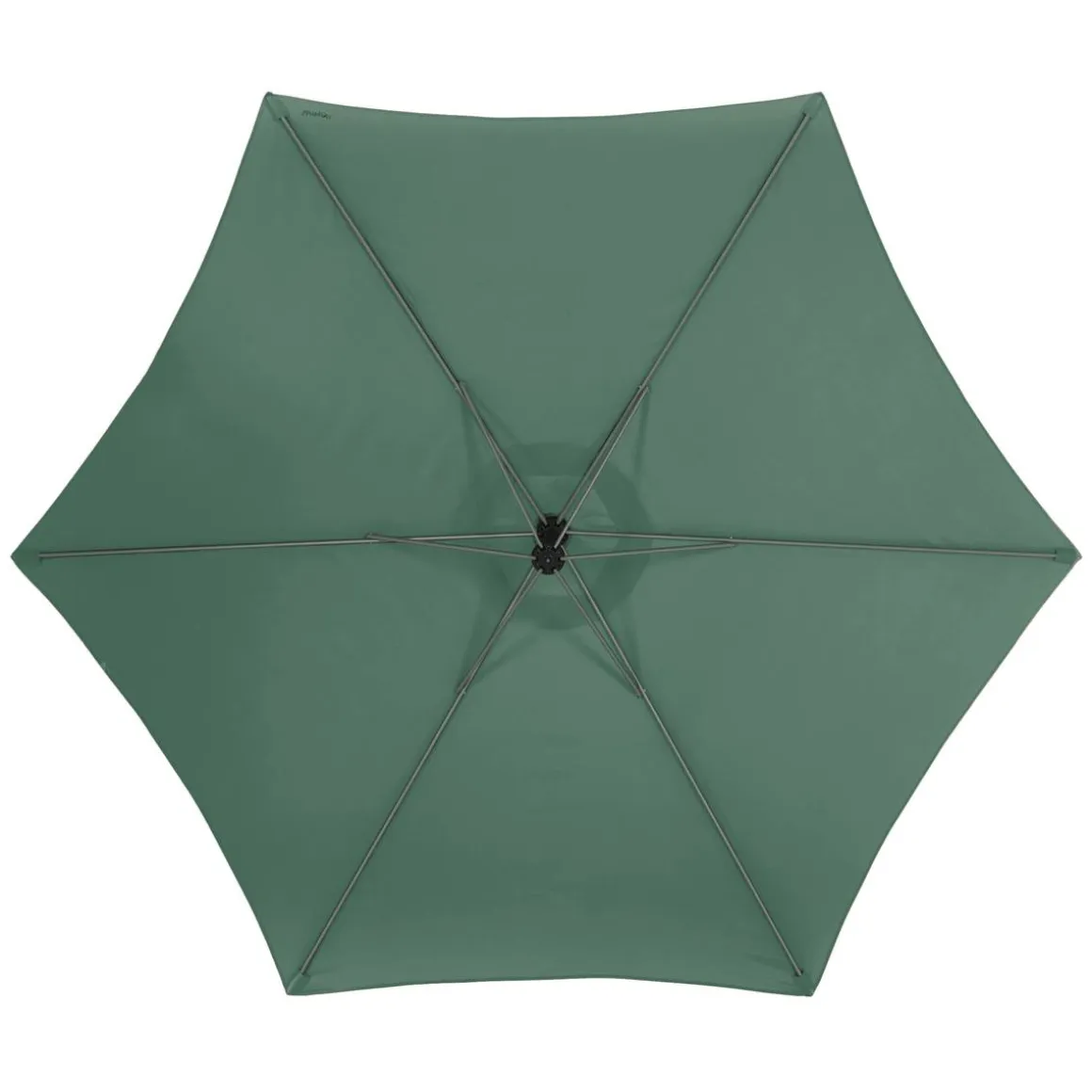 Parasol déporté rond MANOA Vert olive