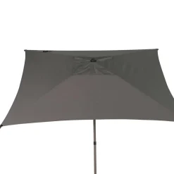 Parasol droit carré inclinable SOYA Café