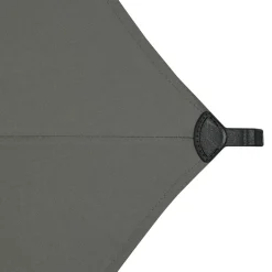 Parasol droit carré inclinable SOYA Café