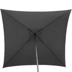 Parasol droit carré inclinable SOYA Ardoise