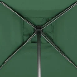 Parasol droit carré inclinable SOYA Vert olive