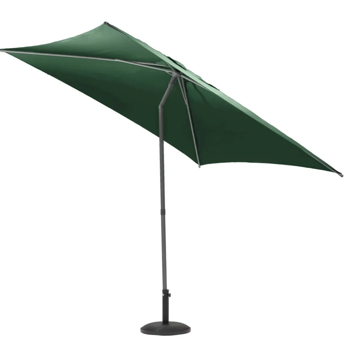 Parasol droit carré inclinable SOYA Vert olive