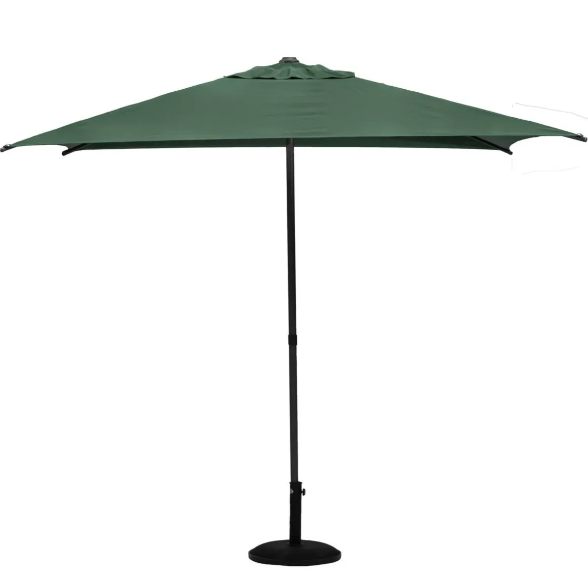Parasol droit carré inclinable SOYA Vert olive