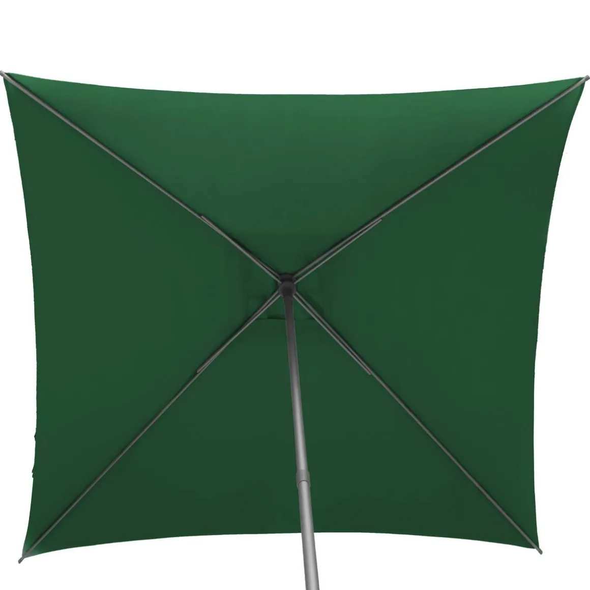 Parasol droit carré inclinable SOYA Vert olive