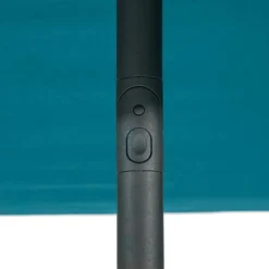 Parasol droit carré inclinable SOYA Bleu canard