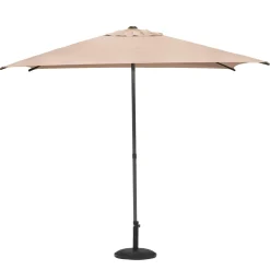 Parasol droit carré inclinable SOYA Blé