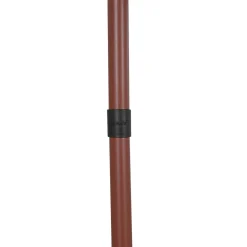 Parasol droit carré inclinable SOYA Acajou