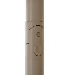 Parasol droit carré inclinable SOYA Argile / Blé