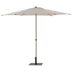 Parasol droit carré inclinable SOYA Argile / Blé