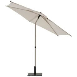 Parasol droit carré inclinable SOYA Argile / Blé