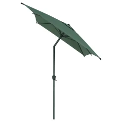 Parasol droit rectangulaire LOOMPA Vert olive / Graphite