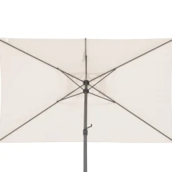 Parasol droit rectangulaire inclinable LOOMPA Blé