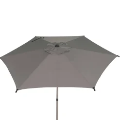 Parasol droit rond inclinable SOYA Café