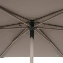 Parasol droit rond inclinable SOYA Café