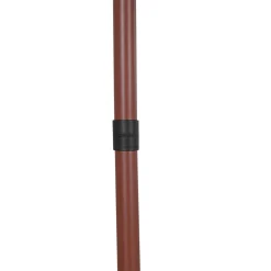 Parasol droit rond inclinable SOYA Acajou