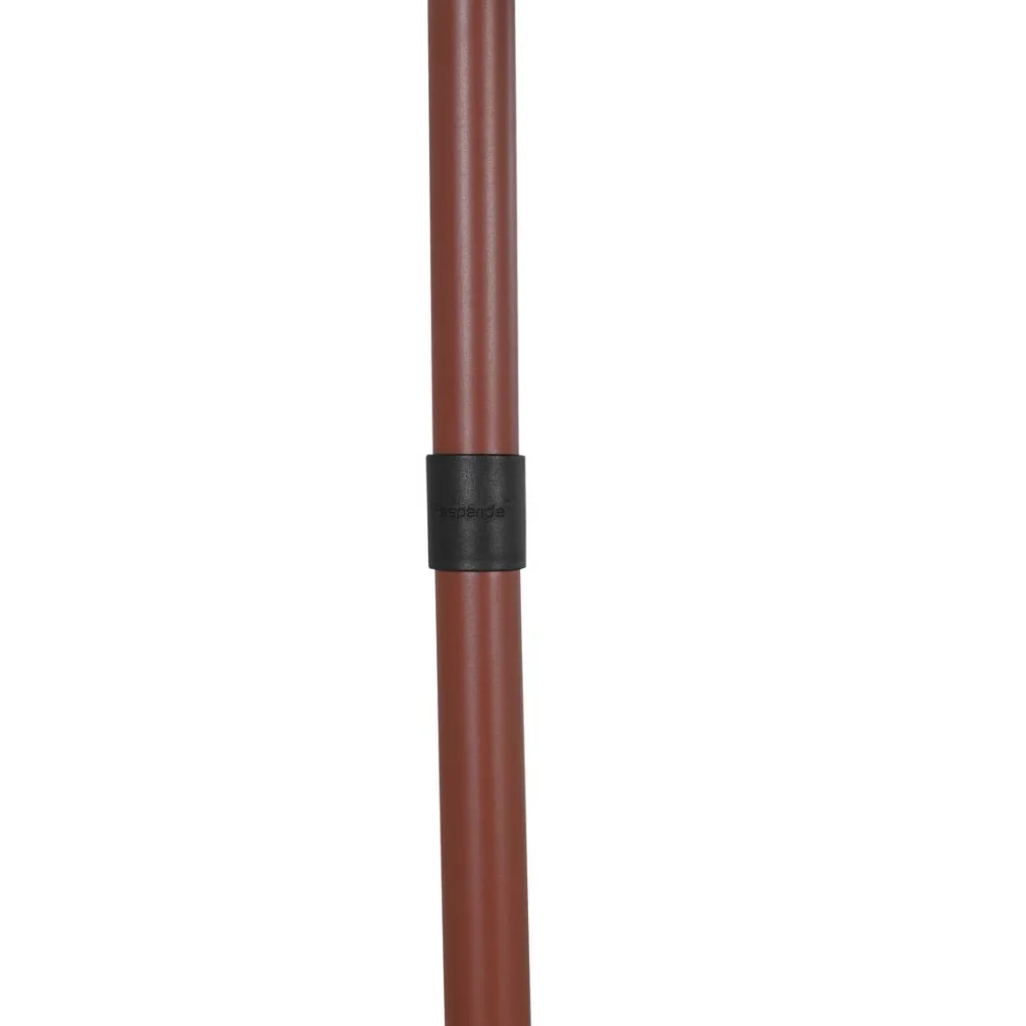 Parasol droit rond inclinable SOYA Acajou