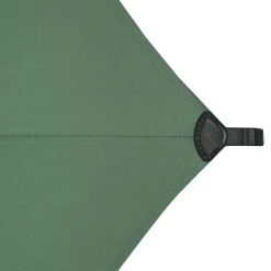 Parasol droit rond inclinable SOYA Vert olive / Graphite