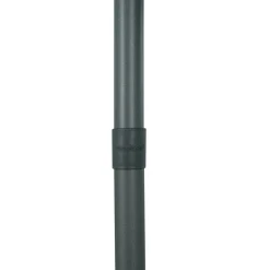 Parasol droit rond inclinable SOYA Vert olive / Graphite