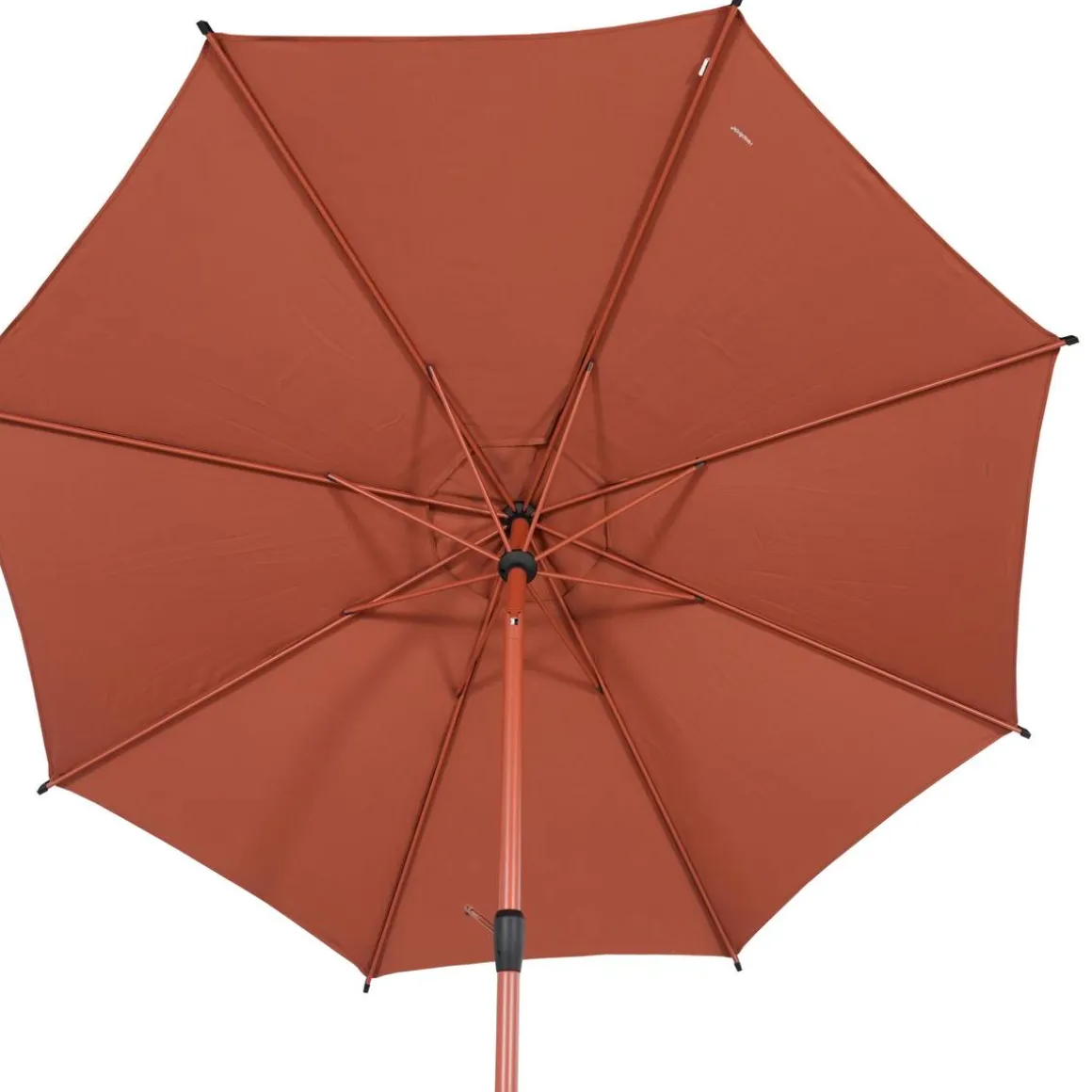 Parasol droit rond inclinable LOOMPA Acajou