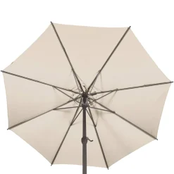 Parasol droit rond inclinable LOOMPA Blé