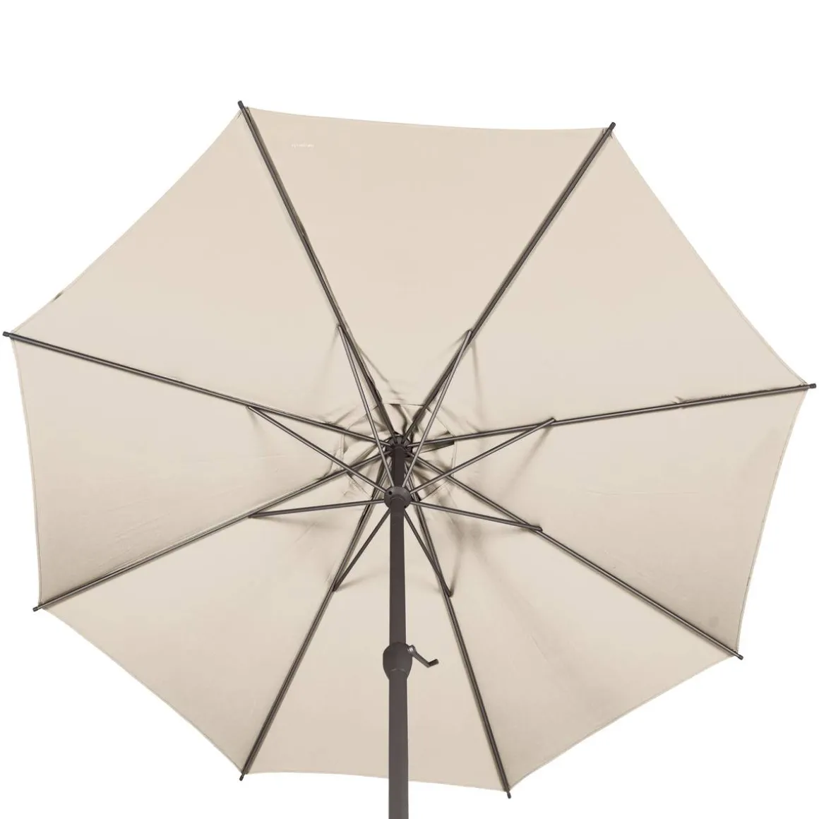 Parasol droit rond inclinable LOOMPA Blé