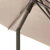 Parasol droit rond inclinable SOYA Blé