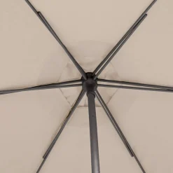 Parasol droit rond inclinable SOYA Blé