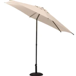 Parasol droit rond inclinable SOYA Blé