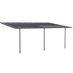 Pergola adossée BELIZE Graphite