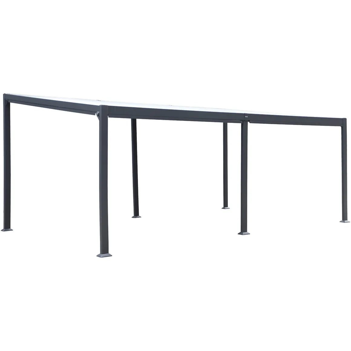 Pergola AVILA Graphite avec 1 kit de moustiquaire