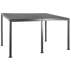 Pergola AVILA Graphite + 1 kit de moustiquaire
