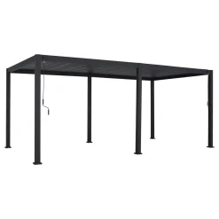 Pergola bioclimatique autoportante EVORA Graphite