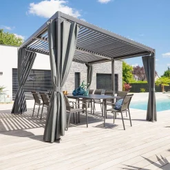 Pergola bioclimatique AVILA Graphite