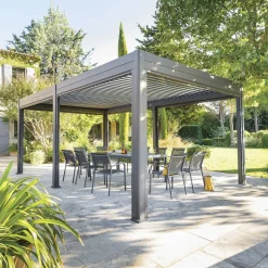 Pergola bioclimatique EVORA Graphite