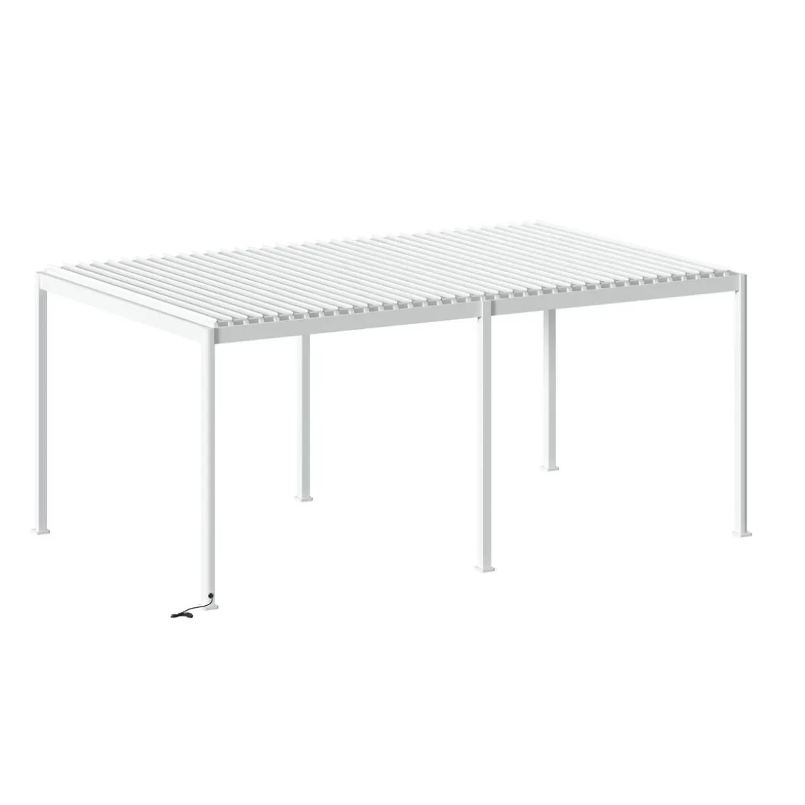 Pergola bioclimatique électrique EVORA Blanc
