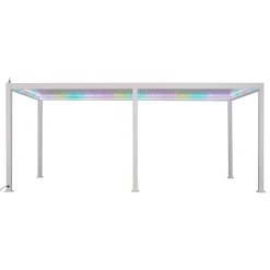 Pergola bioclimatique électrique EVORA Blanc