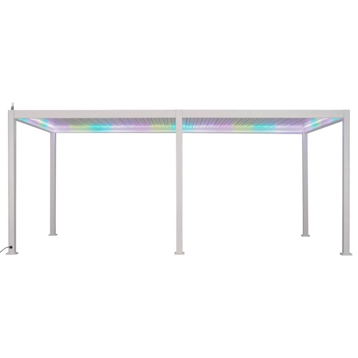 Pergola bioclimatique électrique EVORA Blanc
