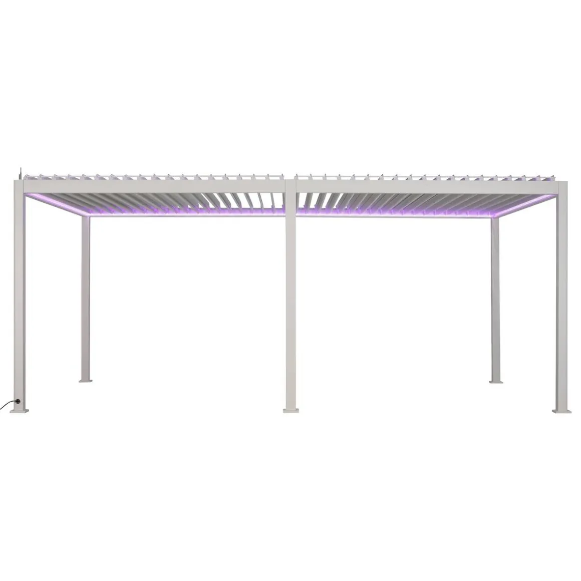 Pergola bioclimatique électrique EVORA Blanc