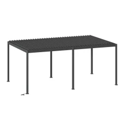 Pergola bioclimatique électrique EVORA Graphite
