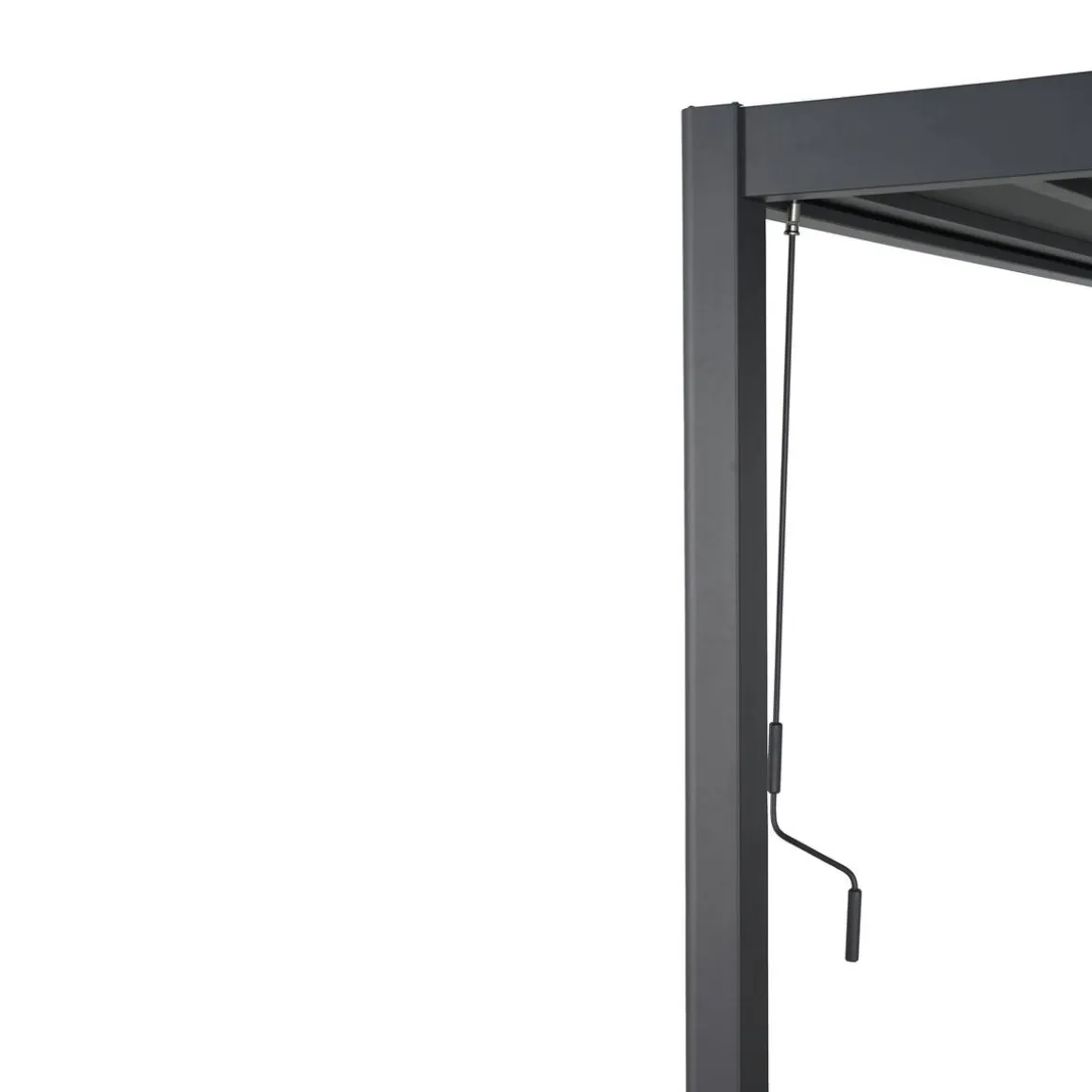 Pergola bioclimatique rétractable EVORA Gris