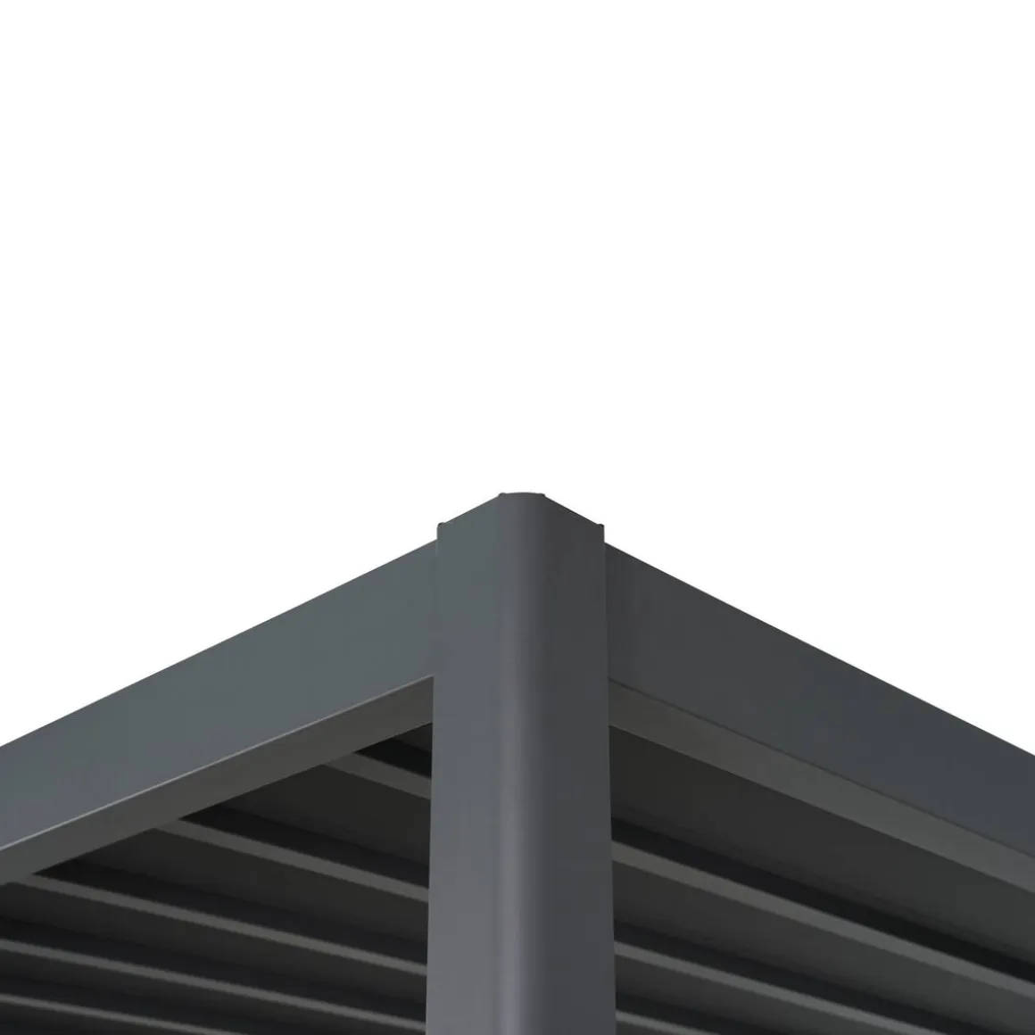 Pergola bioclimatique rétractable EVORA Gris
