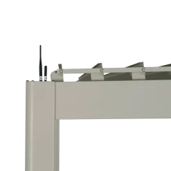 Pergola électrique bioclimatique autoportante EVORA Argile