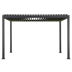 Pergola électrique bioclimatique autoportante EVORA Graphite