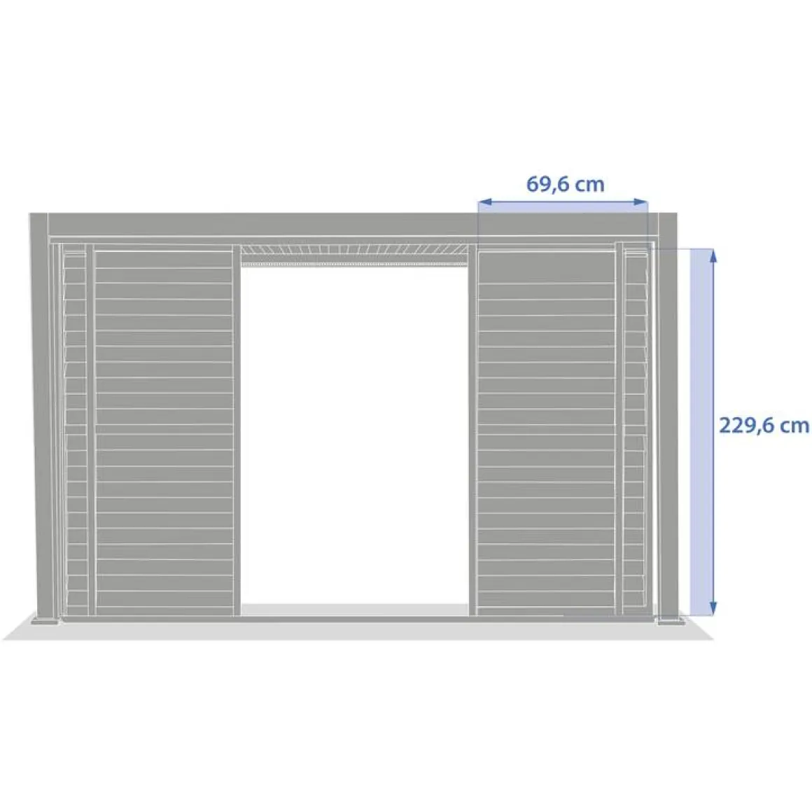 Persienne coulissante EVORA Graphite